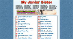 Desktop Screenshot of my-junior-sister.net